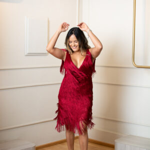 Fringed dress